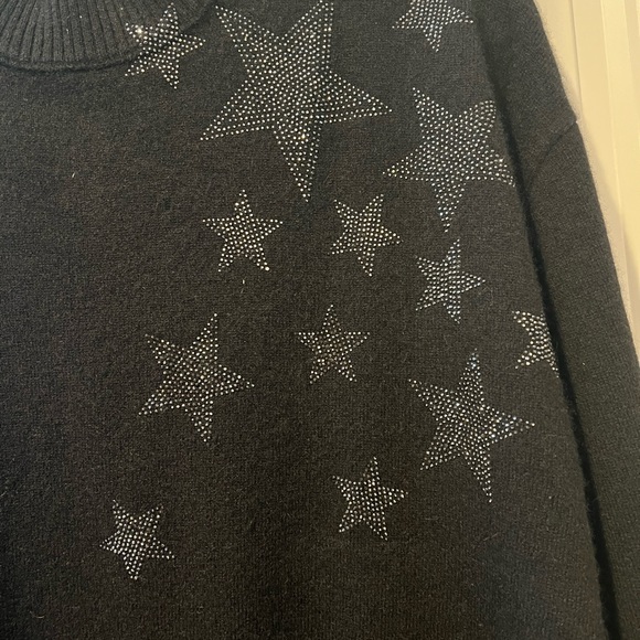 SOLD Zadig & Voltaire Gaby Bis Embellished Star Cashmere Sweater - Picture 9 of 9